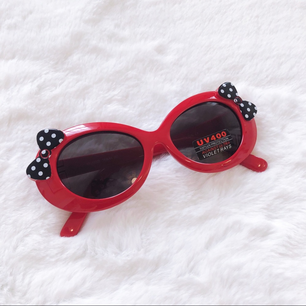 Everly Toddler Girl Fashion Bow Sunglasses - Picture 2 of 16